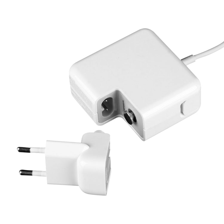 14.5V 3.1A 45W 5 Pin L Style MagSafe 1 Power Charger for Apple Macbook A1244 / A1237 / A1369 / A1370 / A1374 / A1304, Length: 1.7m, EU Plug(White) - Cable & Adapter by PMC Jewellery | Online Shopping South Africa | PMC Jewellery | Buy Now Pay Later Mobicred