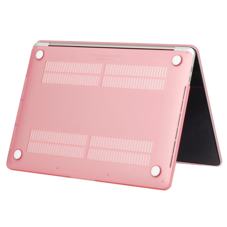 Laptop Frosted Texture PC Protective Case for 2016 New Macbook Pro 13.3 inch A2159 & A1706 & A1708(Pink) - MacBook Pro Cases by PMC Jewellery | Online Shopping South Africa | PMC Jewellery | Buy Now Pay Later Mobicred