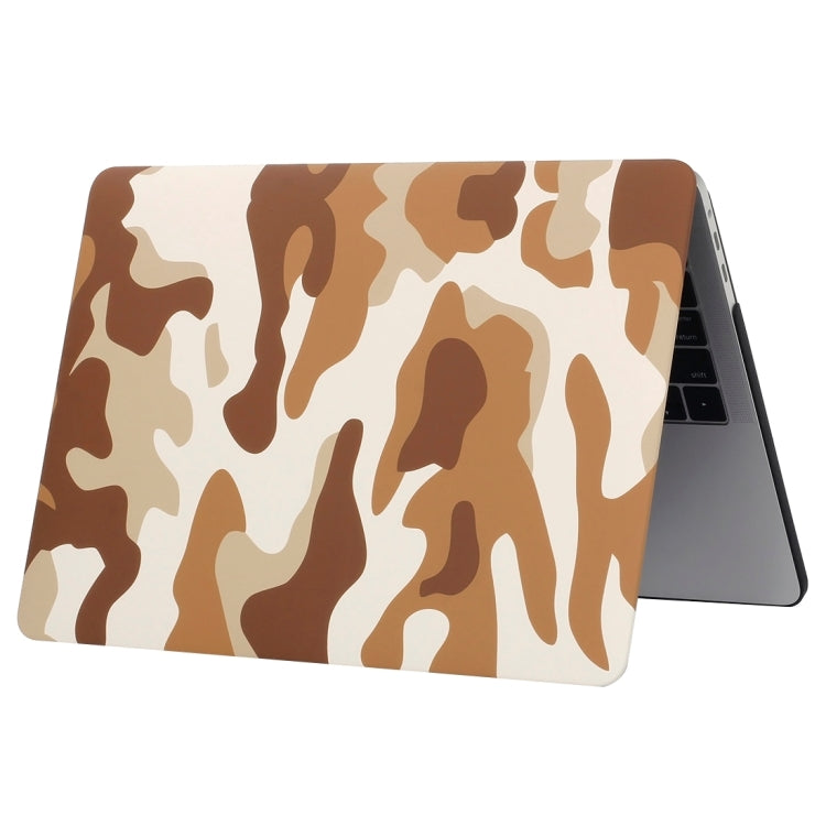 For 2016 New Macbook Pro 13.3 inch A1706 & A1708 Brown Camouflage Pattern Laptop Water Decals PC Protective Case - MacBook Pro Cases by PMC Jewellery | Online Shopping South Africa | PMC Jewellery | Buy Now Pay Later Mobicred