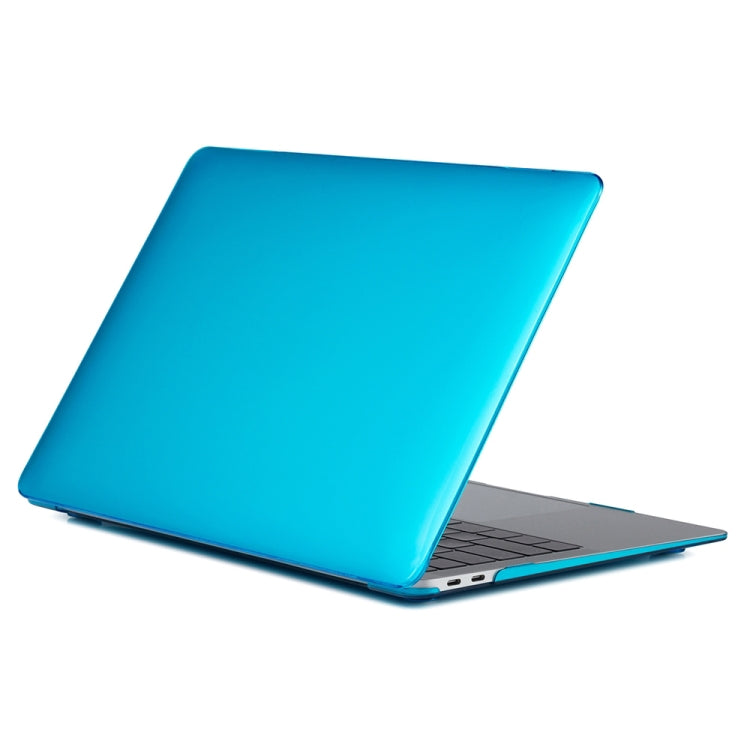 For MacBook Air 13.3 inch A1932 2018 & A2179 2020 & A2337 Laptop Crystal Style Protective Case(Lake Blue) - MacBook Air Cases by PMC Jewellery | Online Shopping South Africa | PMC Jewellery | Buy Now Pay Later Mobicred