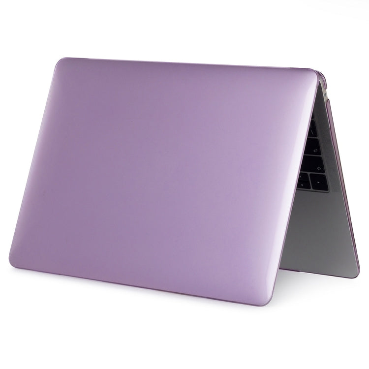 For MacBook Air 13.3 inch A1932 2018 & A2179 2020 & A2337 Laptop Crystal Style Protective Case(Purple) - MacBook Air Cases by PMC Jewellery | Online Shopping South Africa | PMC Jewellery | Buy Now Pay Later Mobicred