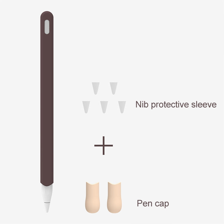 LOVE MEI For Apple Pencil 1 Stripe Design Stylus Pen Silicone Protective Case Cover(Black) - free shipping - PMC TechLife - Order now!