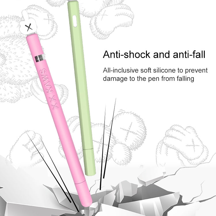 LOVE MEI For Apple Pencil 1 Middle Finger Shape Stylus Pen Silicone Protective Case Cover (Black) - free shipping - PMC TechLife - Order now!