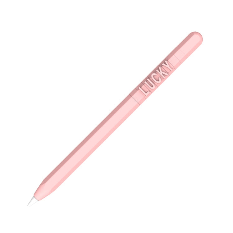 LOVE MEI For Apple Pencil 1 Number Letter Design Stylus Pen Silicone Protective Case Cover(Pink) - free shipping - PMC TechLife - Order now!