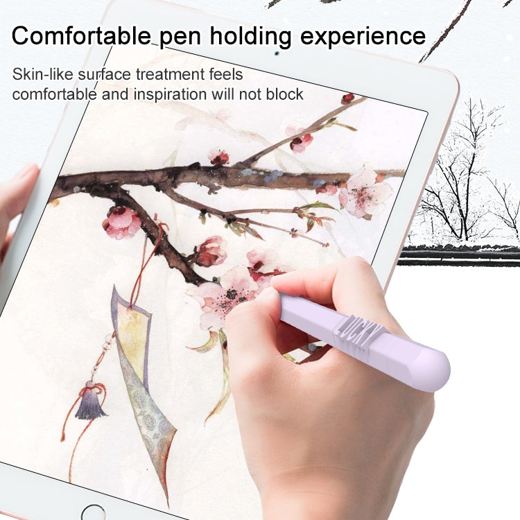 LOVE MEI For Apple Pencil 1 Number Letter Design Stylus Pen Silicone Protective Case Cover(Pink) - free shipping - PMC TechLife - Order now!