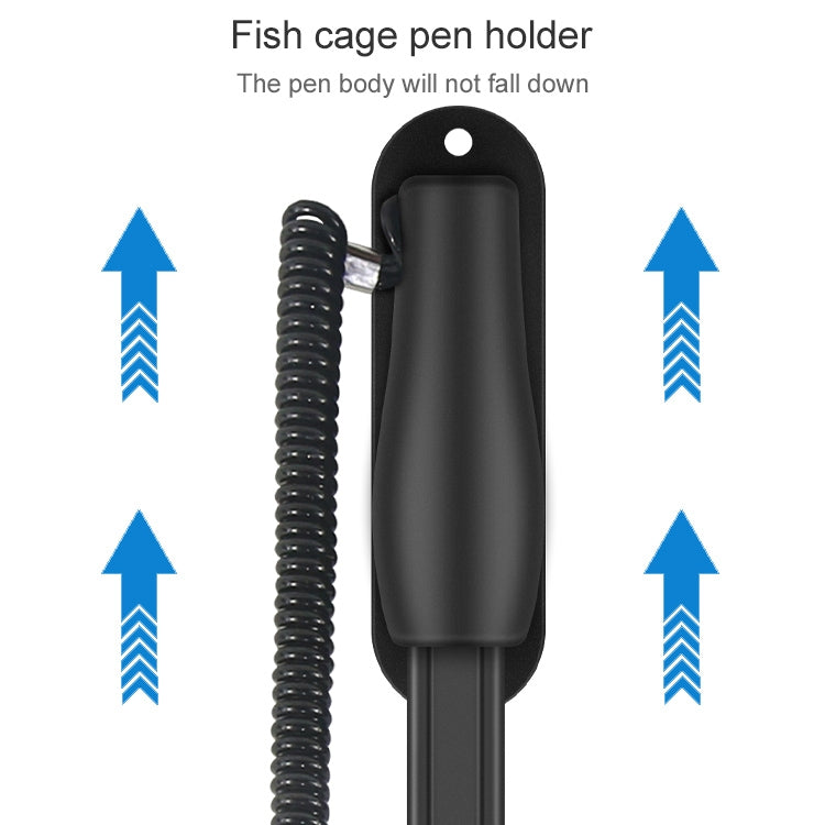 0319 Navigator Touch Stylus Metal Aluminum Tube Body Resistance Stylus with Fixed Slot Base & Spring Cable - Stylus Pen by PMc TechLife | Online Shopping South Africa | PMc TechLife | Buy Now Pay Later Mobicred