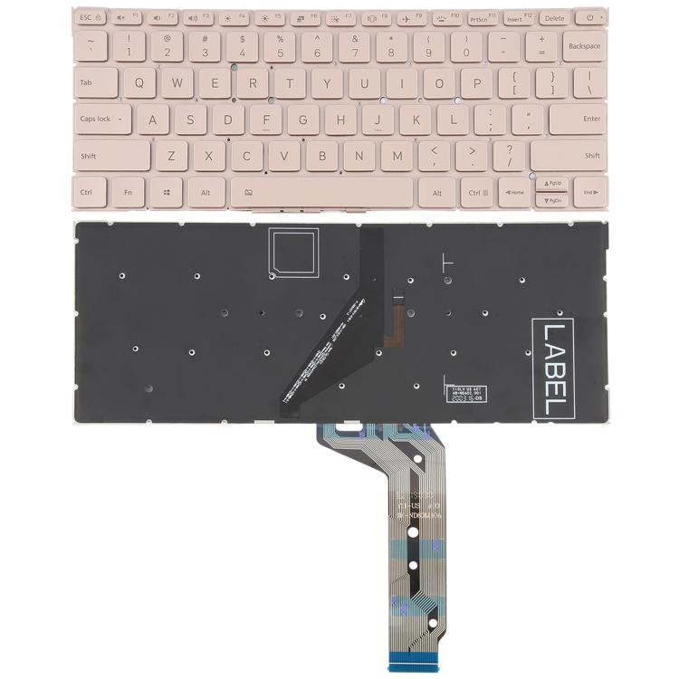For Xiaomi Mi Notebook Air 12.5 US Version Keyboard with Backlight (Gold) - free shipping - PMC TechLife - Order now!