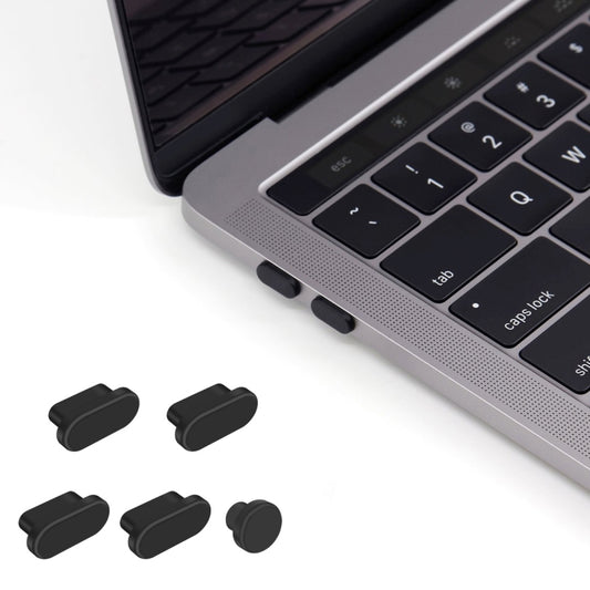 ENKAY 5 in 1 Dustproof Plugs About Charging Port  for MacBook 12 inch / MacBook Pro 13.3 / 15.4 inch (2016/2017) - Others Accessories by ENKAY | Online Shopping South Africa | PMC Jewellery | Buy Now Pay Later Mobicred