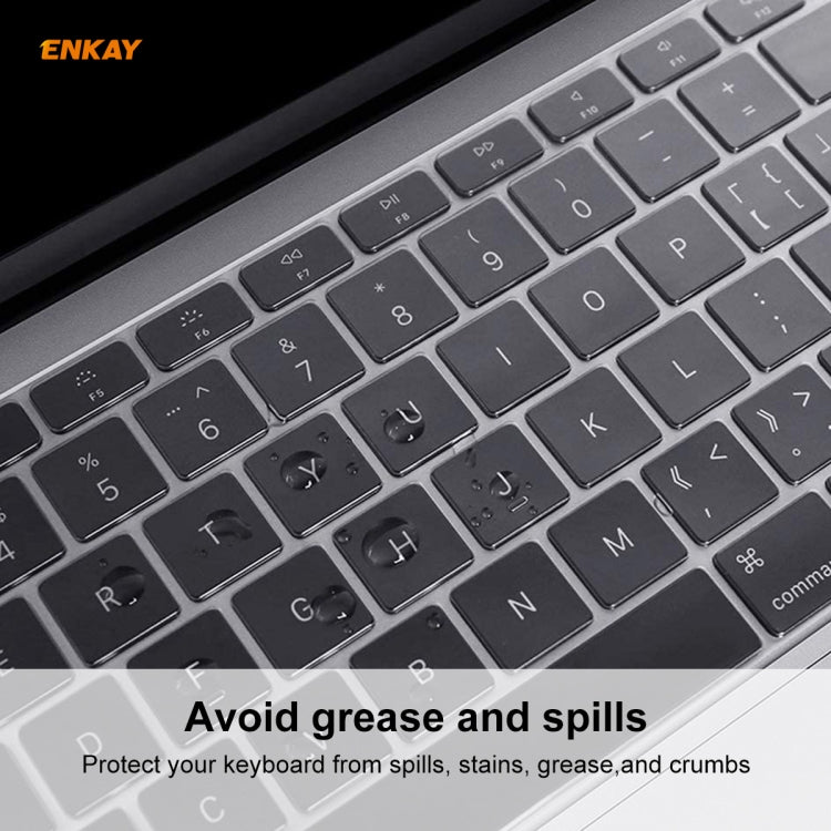 ENKAY TPU Keyboard Protector Cover for MacBook Air 13.3 inch A1932 (2018), EU Version - Keyboard Protector by ENKAY | Online Shopping South Africa | PMC Jewellery | Buy Now Pay Later Mobicred