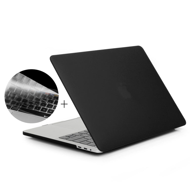 ENKAY Hat-Prince 2 in 1 Frosted Hard Shell Plastic Protective Case + US Version Ultra-thin TPU Keyboard Protector Cover for 2016 New MacBook Pro 13.3 inch with Touchbar (A1706)(Black) - free shipping - PMC Jewellery - Order now!