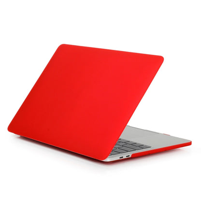 ENKAY Hat-Prince 2 in 1 Frosted Hard Shell Plastic Protective Case + US Version Ultra-thin TPU Keyboard Protector Cover for 2016 New MacBook Pro 13.3 inch without Touchbar (A1708)(Red) - MacBook Pro Cases by ENKAY | Online Shopping South Africa | PMC Jewellery | Buy Now Pay Later Mobicred