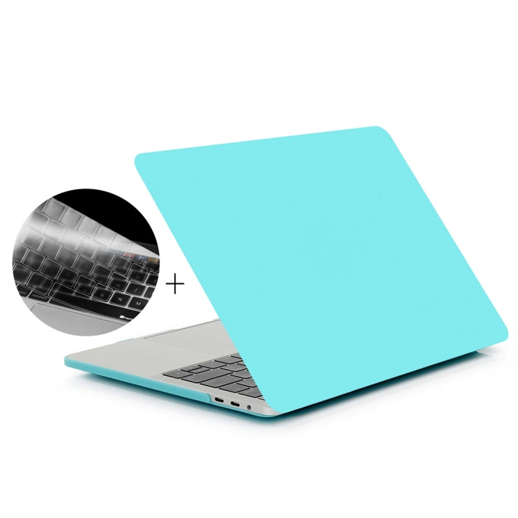 ENKAY Hat-Prince 2 in 1 Frosted Hard Shell Plastic Protective Case + US Version Ultra-thin TPU Keyboard Protector Cover for 2016 New MacBook Pro 13.3 inch without Touchbar (A1708)(Baby Blue) - MacBook Pro Cases by ENKAY | Online Shopping South Africa | PMC Jewellery | Buy Now Pay Later Mobicred