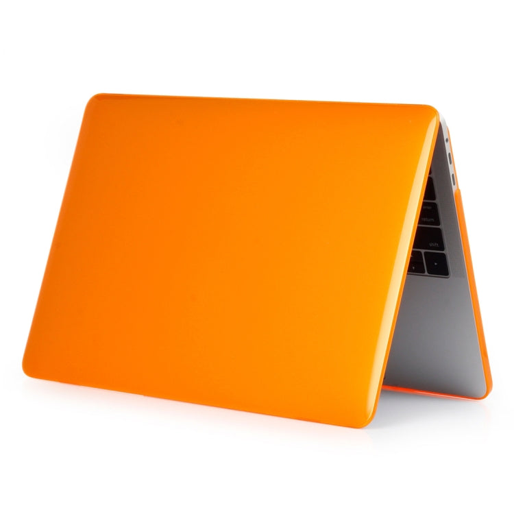 ENKAY Hat-Prince 2 in 1 Crystal Hard Shell Plastic Protective Case + US Version Ultra-thin TPU Keyboard Protector Cover for 2016 New MacBook Pro 13.3 inch with Touchbar (A1706)(Orange) - MacBook Pro Cases by ENKAY | Online Shopping South Africa | PMC Jewellery | Buy Now Pay Later Mobicred