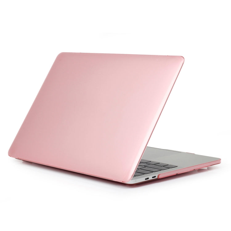 ENKAY Hat-Prince 2 in 1 Crystal Hard Shell Plastic Protective Case + US Version Ultra-thin TPU Keyboard Protector Cover for 2016 New MacBook Pro 13.3 inch with Touchbar (A1706)(Pink) - MacBook Pro Cases by ENKAY | Online Shopping South Africa | PMC Jewellery | Buy Now Pay Later Mobicred