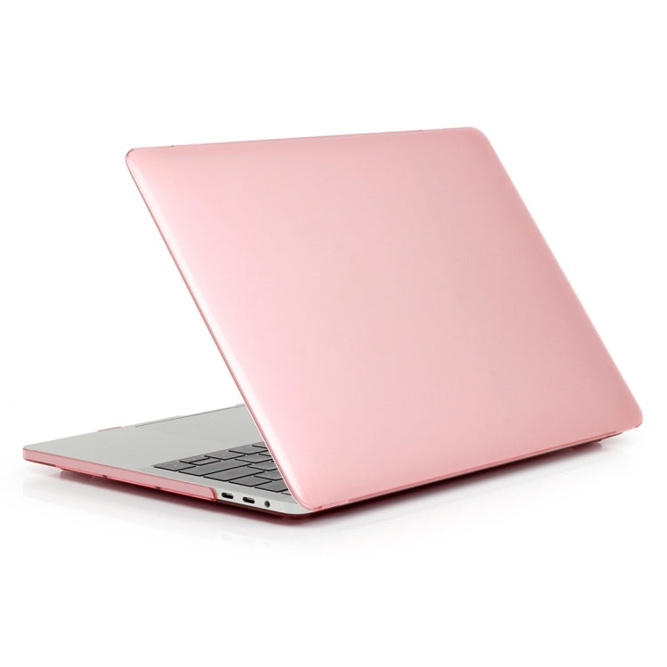 ENKAY Hat-Prince 2 in 1 Crystal Hard Shell Plastic Protective Case + US Version Ultra-thin TPU Keyboard Protector Cover for 2016 New MacBook Pro 13.3 inch with Touchbar (A1706)(Pink) - MacBook Pro Cases by ENKAY | Online Shopping South Africa | PMC Jewellery | Buy Now Pay Later Mobicred