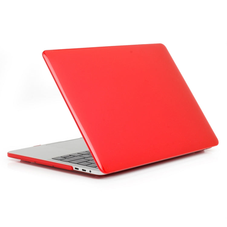 ENKAY Hat-Prince 2 in 1 Crystal Hard Shell Plastic Protective Case + US Version Ultra-thin TPU Keyboard Protector Cover for 2016 New MacBook Pro 13.3 inch with Touchbar (A1706)(Red) - MacBook Pro Cases by ENKAY | Online Shopping South Africa | PMC Jewellery | Buy Now Pay Later Mobicred