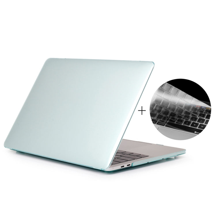 ENKAY Hat-Prince 2 in 1 Crystal Hard Shell Plastic Protective Case + US Version Ultra-thin TPU Keyboard Protector Cover for 2016 New MacBook Pro 13.3 inch without Touchbar (A1708)(Green) - free shipping - PMC Jewellery - Order now!