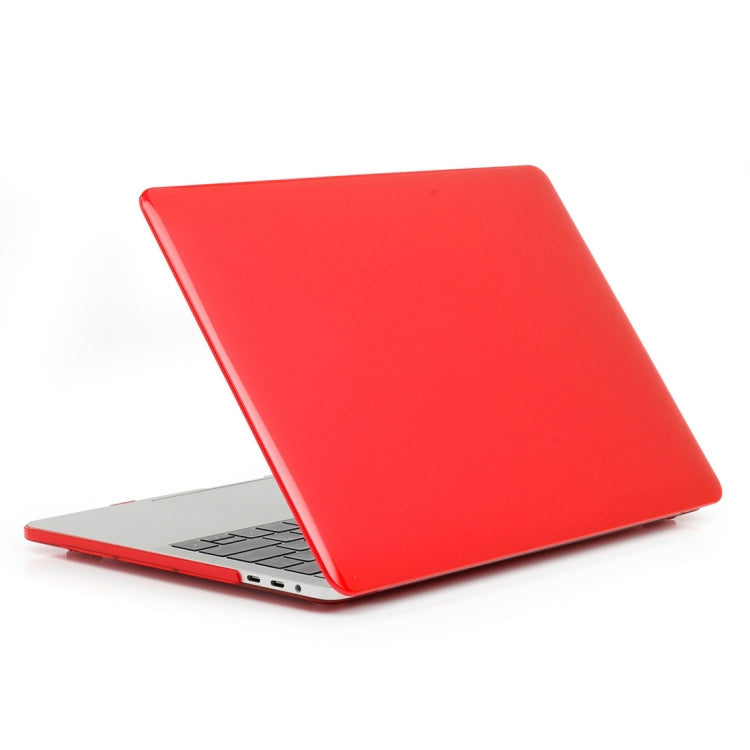 ENKAY Hat-Prince 2 in 1 Crystal Hard Shell Plastic Protective Case + US Version Ultra-thin TPU Keyboard Protector Cover for 2016 New MacBook Pro 13.3 inch without Touchbar (A1708)(Red) - MacBook Pro Cases by ENKAY | Online Shopping South Africa | PMC Jewellery | Buy Now Pay Later Mobicred