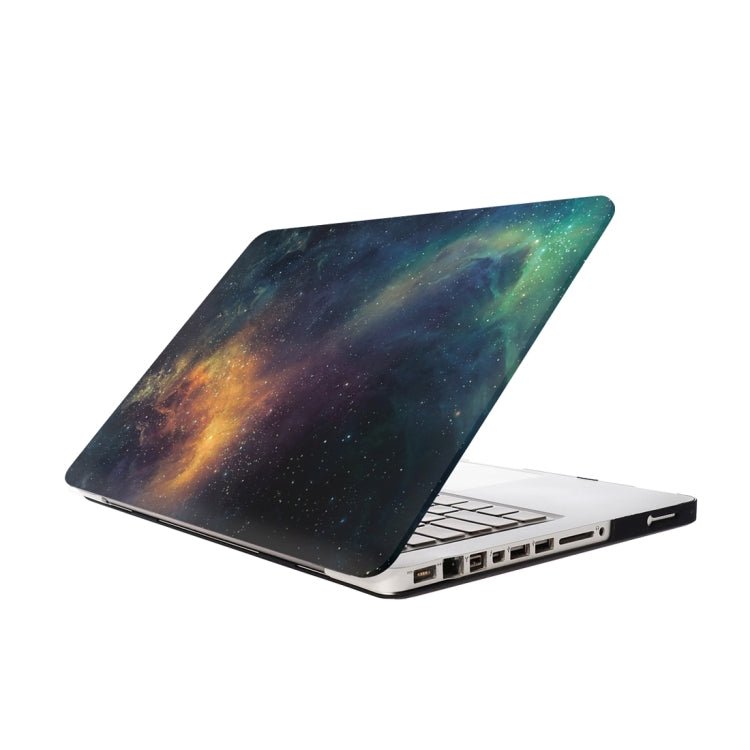 For Macbook Pro 13.3 inch Starry Sky Patterns Apple Laptop Water Decals PC Protective Case(Green) - MacBook Pro Cases by PMC Jewellery | Online Shopping South Africa | PMC Jewellery | Buy Now Pay Later Mobicred