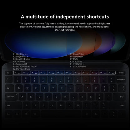 Original For Xiaomi Pad 6S Pro Intelligent Touch Pad Keyboard (Black) - Others Keyboard by Xiaomi | Online Shopping South Africa | PMC Jewellery | Buy Now Pay Later Mobicred