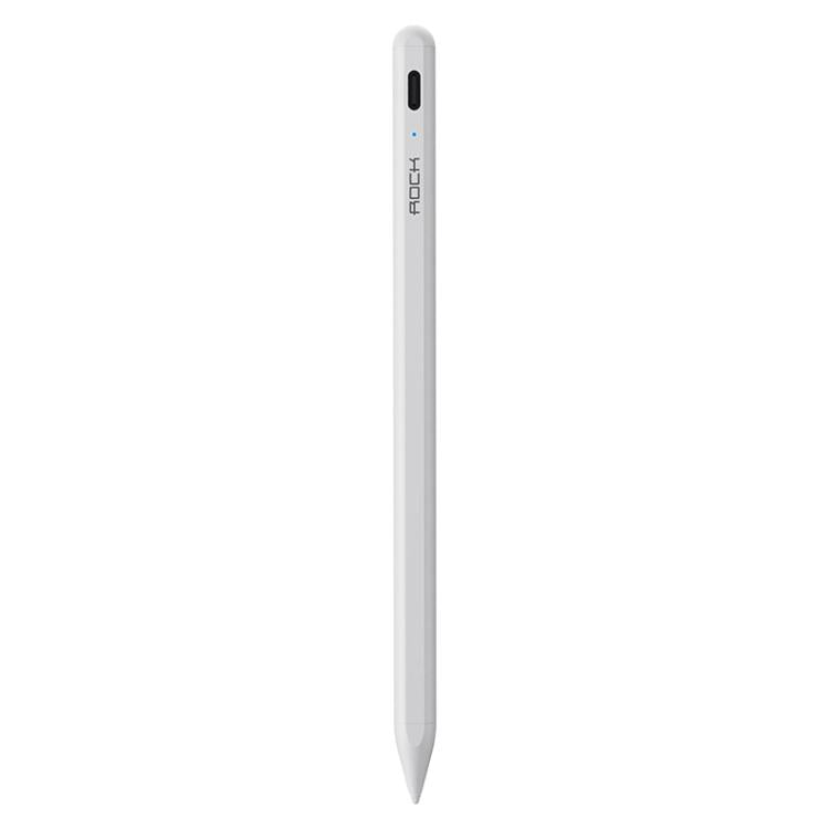 ROCK B05 Replaceable Active Magnetic Capacitive Pen for iPad 2018 or Above(White) - free shipping - PMc TechLife - Order now!