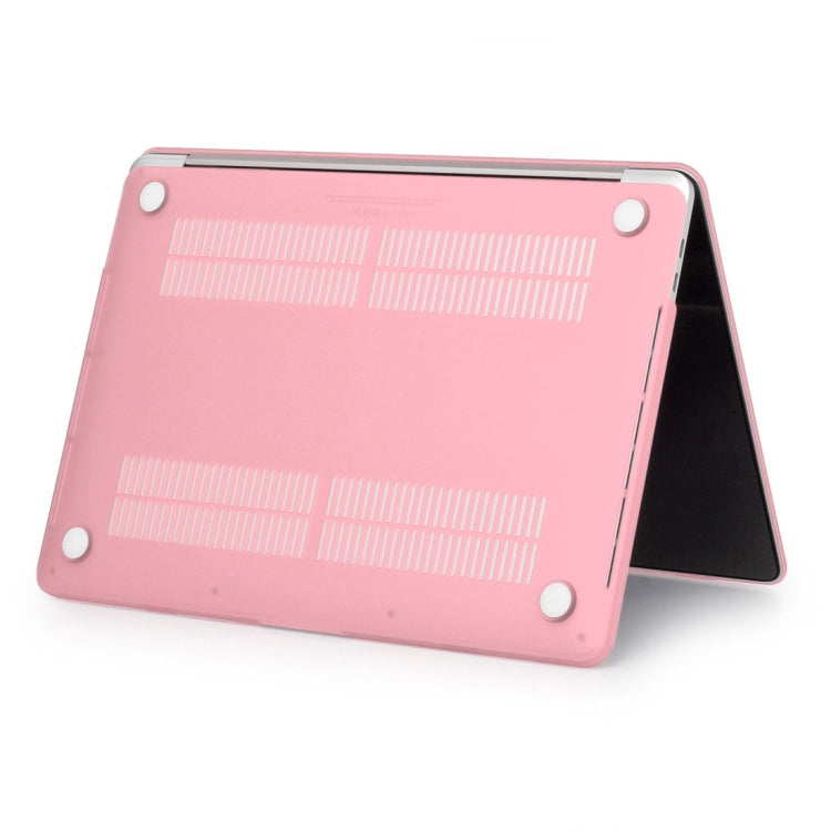 ENKAY Hat-Prince 2 in 1 Frosted Hard Shell Plastic Protective Case + Europe Version Ultra-thin TPU Keyboard Protector Cover for 2016 MacBook Pro 13.3 Inch with Touch Bar (A1706) (Pink) - MacBook Pro Cases by ENKAY | Online Shopping South Africa | PMC Jewellery | Buy Now Pay Later Mobicred