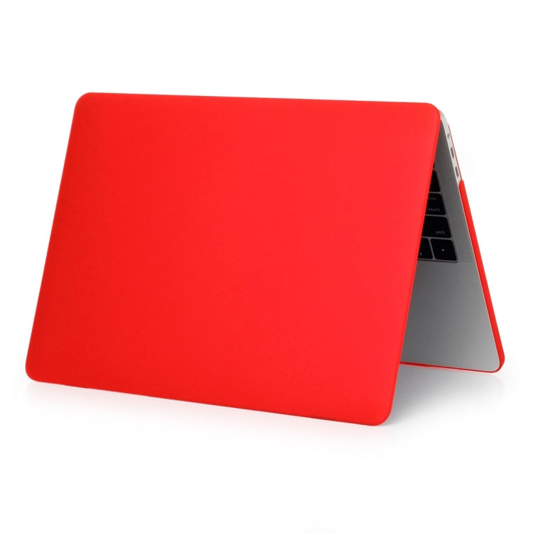 ENKAY Hat-Prince 2 in 1 Frosted Hard Shell Plastic Protective Case + Europe Version Ultra-thin TPU Keyboard Protector Cover for 2016 MacBook Pro 13.3 Inch with Touch Bar (A1706) (Red) - MacBook Pro Cases by ENKAY | Online Shopping South Africa | PMC Jewellery | Buy Now Pay Later Mobicred