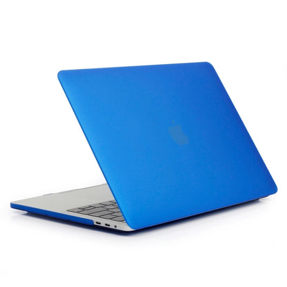 ENKAY Hat-Prince 2 in 1 Frosted Hard Shell Plastic Protective Case + Europe Version Ultra-thin TPU Keyboard Protector Cover for 2016 MacBook Pro 13.3 Inch without Touch Bar (A1708) (Dark Blue) - MacBook Pro Cases by ENKAY | Online Shopping South Africa | PMC Jewellery | Buy Now Pay Later Mobicred