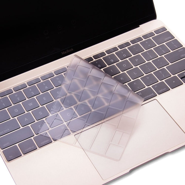 ENKAY Hat-Prince 2 in 1 Frosted Hard Shell Plastic Protective Case + Europe Version Ultra-thin TPU Keyboard Protector Cover for 2016 MacBook Pro 13.3 Inch without Touch Bar (A1708) (White) - free shipping - PMC Jewellery - Order now!
