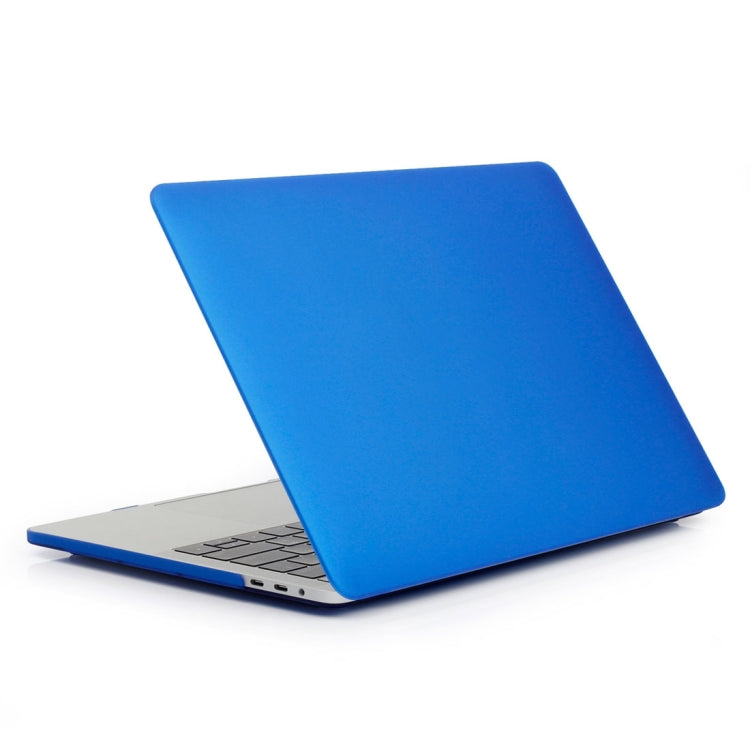 ENKAY Hat-Prince 2 in 1 Frosted Hard Shell Plastic Protective Case + Europe Version Ultra-thin TPU Keyboard Protector Cover for 2016 MacBook Pro 15.4 Inch with Touch Bar (A1707) (Dark Blue) - free shipping - PMC Jewellery - Order now!