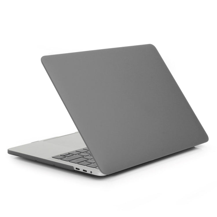 ENKAY Hat-Prince 2 in 1 Frosted Hard Shell Plastic Protective Case + Europe Version Ultra-thin TPU Keyboard Protector Cover for 2016 MacBook Pro 15.4 Inch with Touch Bar (A1707) (Grey) - MacBook Pro Cases by ENKAY | Online Shopping South Africa | PMC Jewellery | Buy Now Pay Later Mobicred