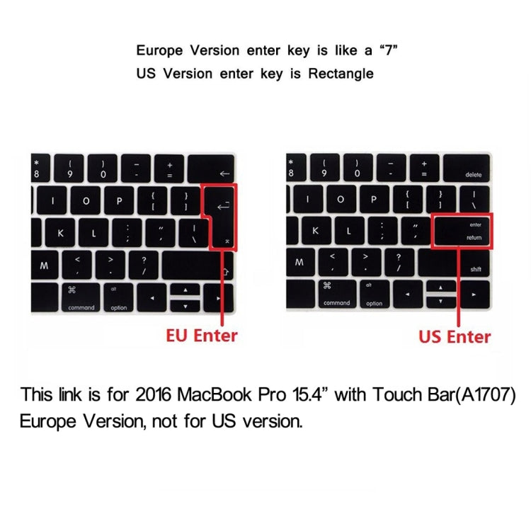 ENKAY Hat-Prince 2 in 1 Frosted Hard Shell Plastic Protective Case + Europe Version Ultra-thin TPU Keyboard Protector Cover for 2016 MacBook Pro 15.4 Inch with Touch Bar (A1707) (Pink) - free shipping - PMC Jewellery - Order now!
