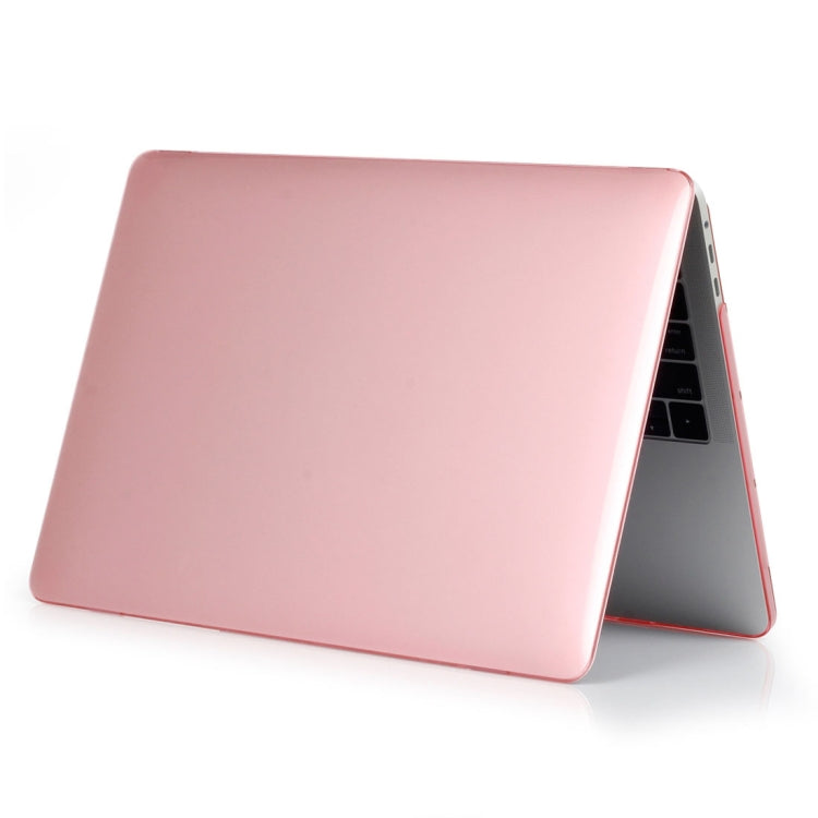 ENKAY Hat-Prince 2 in 1 Crystal Hard Shell Plastic Protective Case + Europe Version Ultra-thin TPU Keyboard Protector Cover for 2016 MacBook Pro 13.3 Inch with Touch Bar (A1706) (Pink) - MacBook Pro Cases by ENKAY | Online Shopping South Africa | PMC Jewellery | Buy Now Pay Later Mobicred