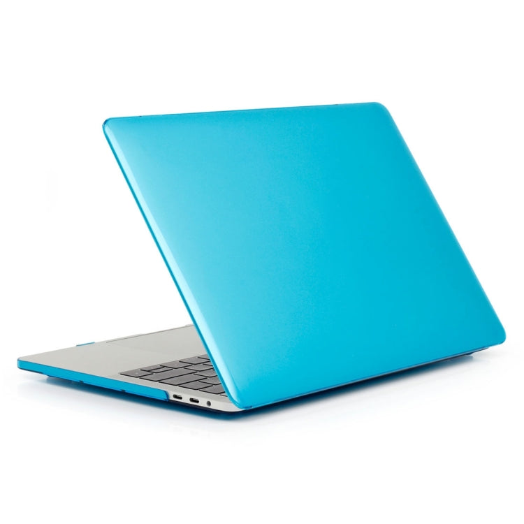 ENKAY Hat-Prince 2 in 1 Crystal Hard Shell Plastic Protective Case + Europe Version Ultra-thin TPU Keyboard Protector Cover for 2016 MacBook Pro 15.4 Inch with Touch Bar (A1707) (Baby Blue) - MacBook Pro Cases by ENKAY | Online Shopping South Africa | PMC Jewellery | Buy Now Pay Later Mobicred