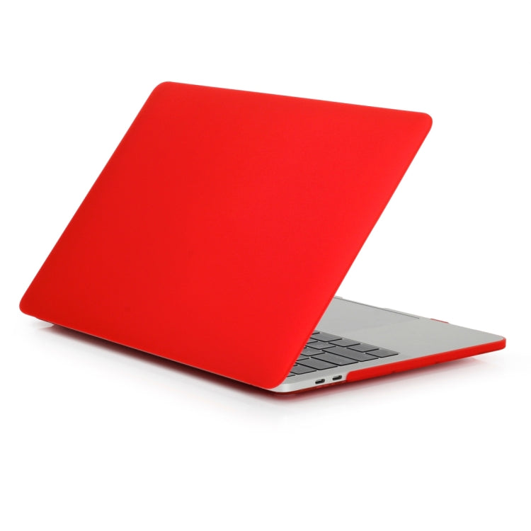 Laptop Frosted Style PC Protective Case for MacBook Pro 13.3 inch A1989 (2018) / A2159 / A2251 / A2289 / A2338(Red) - MacBook Pro Cases by PMC Jewellery | Online Shopping South Africa | PMC Jewellery | Buy Now Pay Later Mobicred