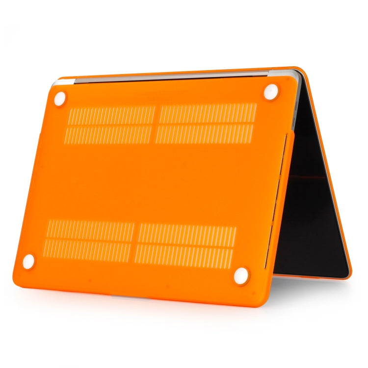 Laptop Frosted Style PC Protective Case for MacBook Pro 15.4 inch A1990 (2018)(Orange) - MacBook Pro Cases by PMC Jewellery | Online Shopping South Africa | PMC Jewellery | Buy Now Pay Later Mobicred