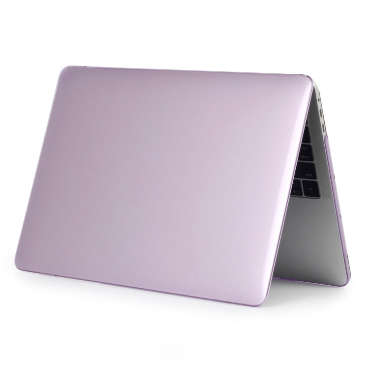 Laptop Crystal Style PC Protective Case for MacBook Pro 15.4 inch A1990 (2018) (Purple) - MacBook Pro Cases by PMC Jewellery | Online Shopping South Africa | PMC Jewellery | Buy Now Pay Later Mobicred