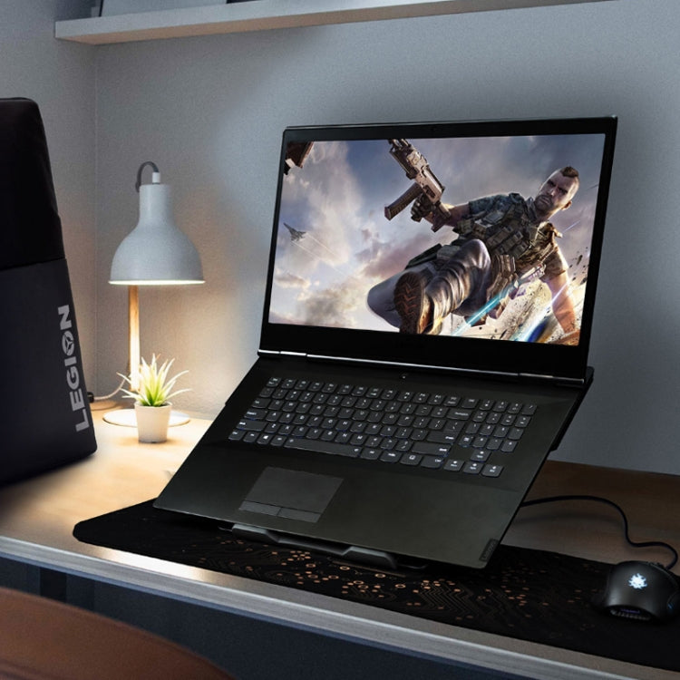 Lenovo Z2 Legion Gears Aluminum Alloy Notebook Laptop Desktop Heat Radiation Holder Cooling Bracket (Grey) - free shipping - PMC Jewellery - Order now!