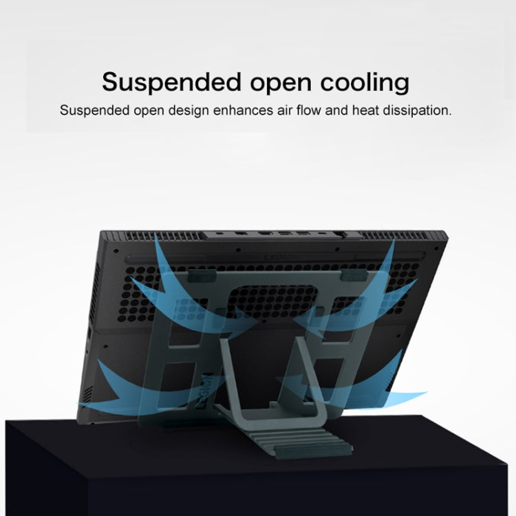 Lenovo Z2 Legion Gears Aluminum Alloy Notebook Laptop Desktop Heat Radiation Holder Cooling Bracket (Grey) - free shipping - PMC Jewellery - Order now!