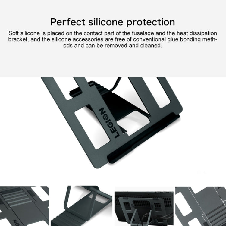 Lenovo Z2 Legion Gears Aluminum Alloy Notebook Laptop Desktop Heat Radiation Holder Cooling Bracket (Grey) - free shipping - PMC Jewellery - Order now!