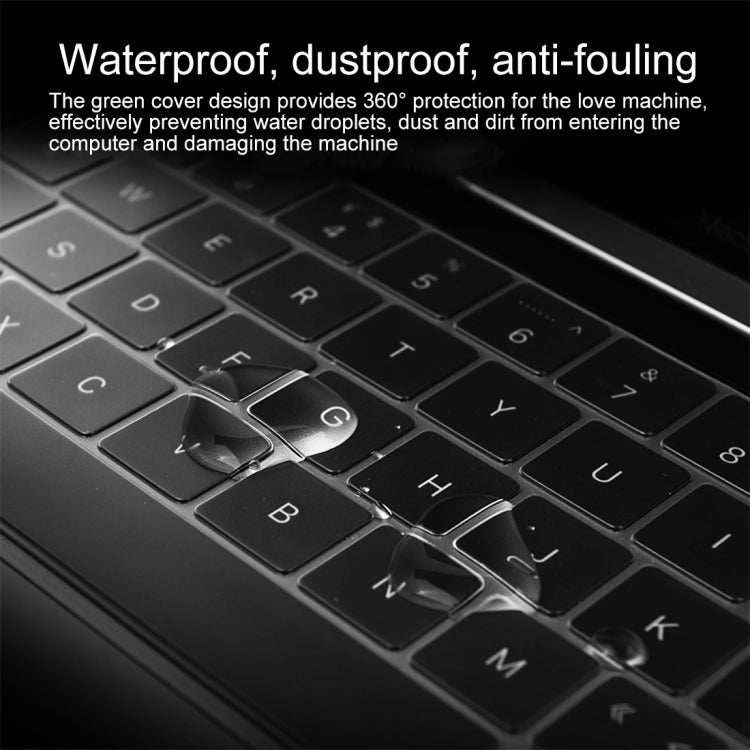 Keyboard Protector Silica Gel Film for MacBook Pro 13 / 15 & Air 13 (A1466 / A1502 / A1278 / A1286)(Transparent) - Keyboard Protector by PMC Jewellery | Online Shopping South Africa | PMC Jewellery | Buy Now Pay Later Mobicred