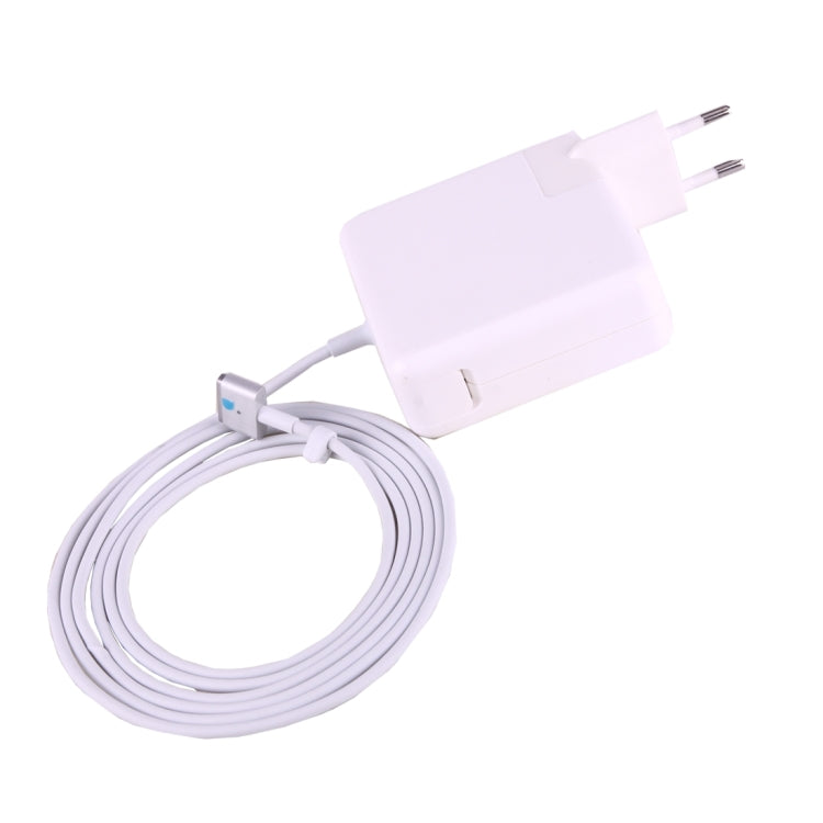 60W 16.5V 3.65A 5 Pin T Style MagSafe 2 Replacement AC Adaptor for Apple Macbook  A1425 / A1435 / A1502, Length: 1.8m(White) - Cable & Adapter by PMC Jewellery | Online Shopping South Africa | PMC Jewellery | Buy Now Pay Later Mobicred