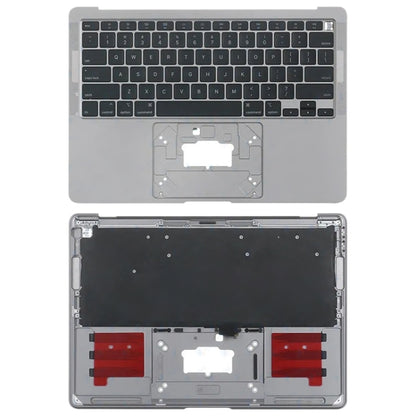 For Macbook Air 13 A2179 2020 C-side Cover + US Edition Key Board (Grey) - Bottom Cover by PMC Jewellery | Online Shopping South Africa | PMC Jewellery