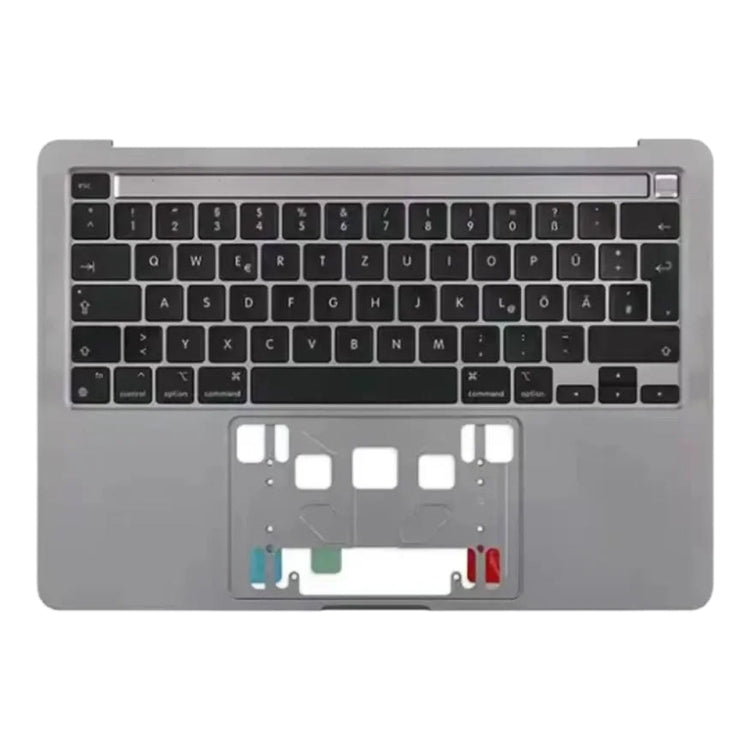 For Macbook Pro 13 inch 2021 A2338 C-side Cover + UK Edition Key Board (Grey) - Bottom Cover by PMC Jewellery | Online Shopping South Africa | PMC Jewellery