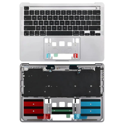 For Macbook Pro 13 inch 2021 A2338 C-side Cover + US Edition Key Board (Silver) - Bottom Cover by PMC Jewellery | Online Shopping South Africa | PMC Jewellery