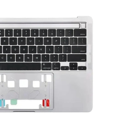 For Macbook Pro 13 inch 2021 A2338 C-side Cover + US Edition Key Board (Silver) - Bottom Cover by PMC Jewellery | Online Shopping South Africa | PMC Jewellery