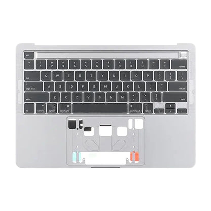 For MacBook Pro Retina 13 inch A2289 2020 C-side Cover + US Edition Key Board (Silver) - Bottom Cover by PMC Jewellery | Online Shopping South Africa | PMC Jewellery