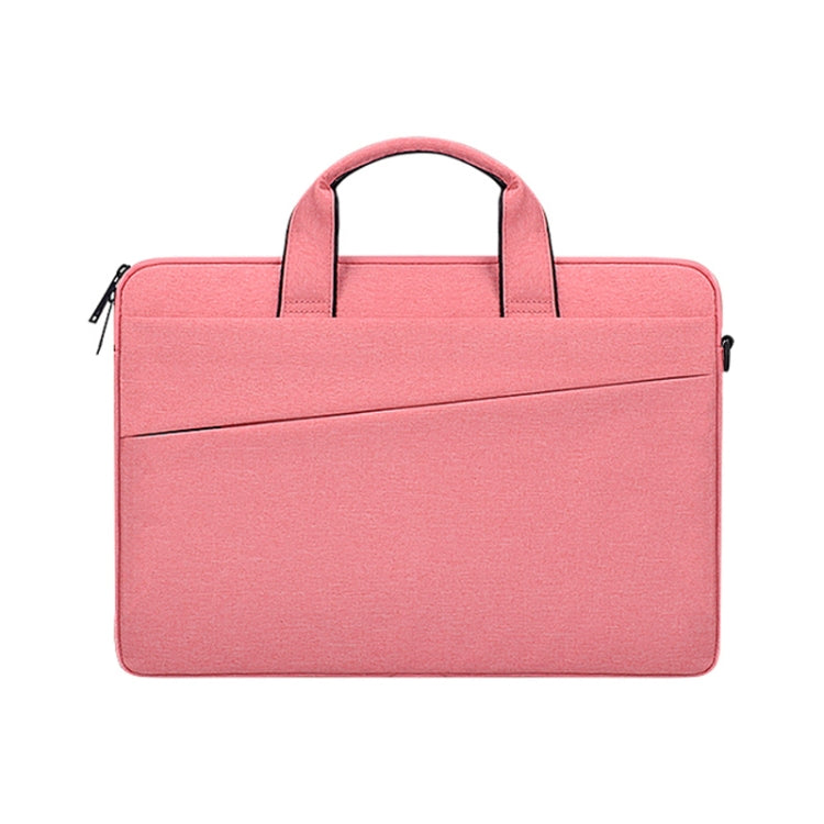 ST03S 13.3 inch Double Side Pockets Wearable Oxford Cloth Soft Handle Portable Laptop Tablet Bag(Pink) - 13.3 inch by PMC TechLife | Online Shopping South Africa | PMC TechLife | Buy Now Pay Later Mobicred