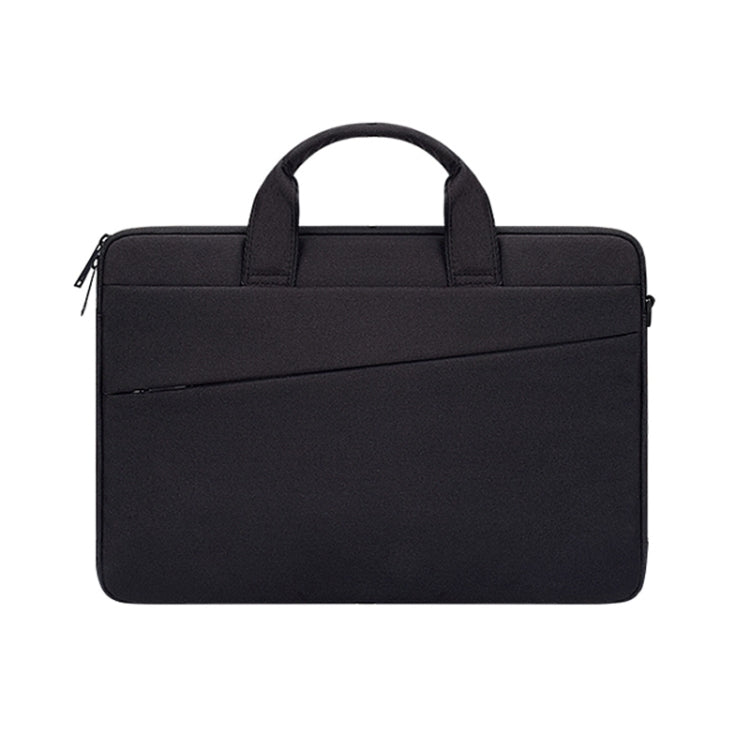 ST03S 14.1 inch Double Side Pockets Wearable Oxford Cloth Soft Handle Portable Laptop Tablet Bag(Black) - 14.1 inch by PMC TechLife | Online Shopping South Africa | PMC TechLife | Buy Now Pay Later Mobicred