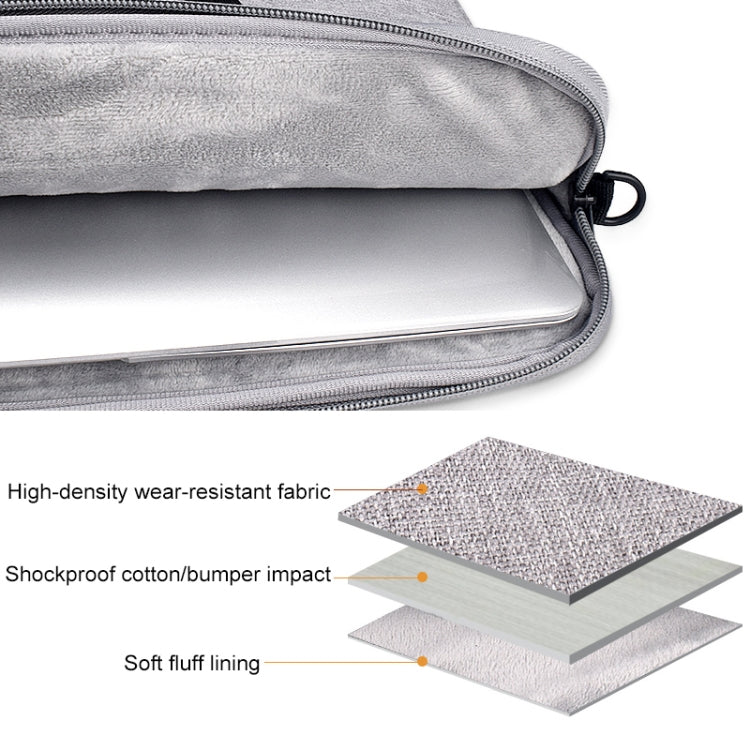 ST03S 14.1 inch Double Side Pockets Wearable Oxford Cloth Soft Handle Portable Laptop Tablet Bag(Deep Space Gray) - 14.1 inch by PMC TechLife | Online Shopping South Africa | PMC TechLife | Buy Now Pay Later Mobicred